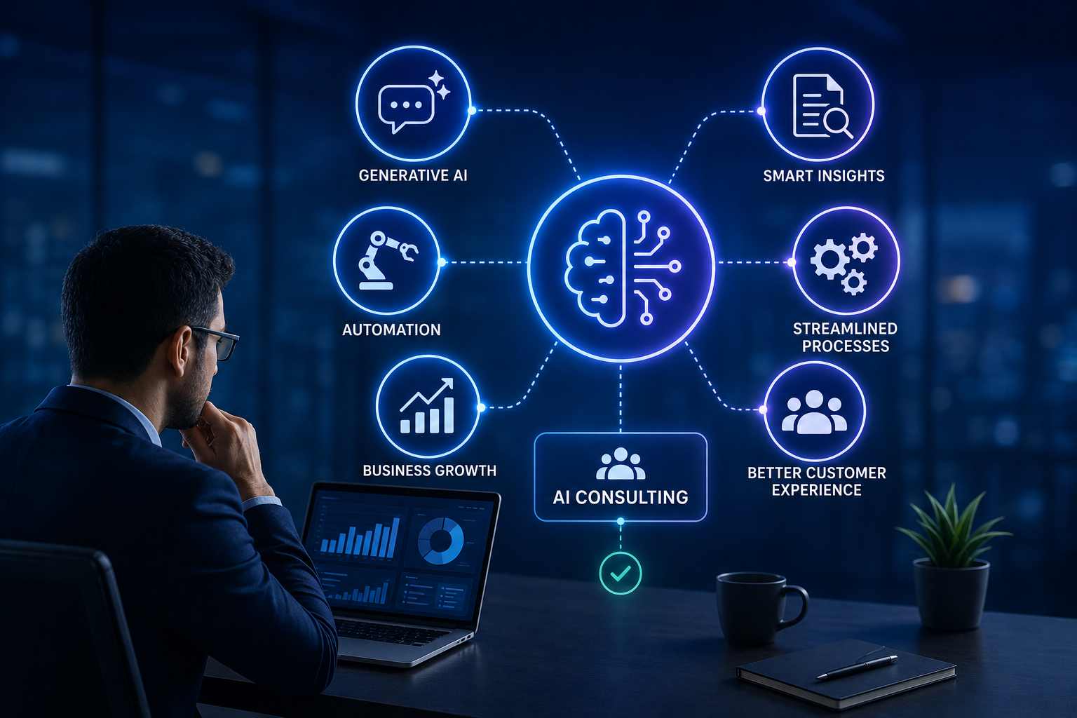 How AI Consulting Helps Businesses Adopt Generative AI and Automation