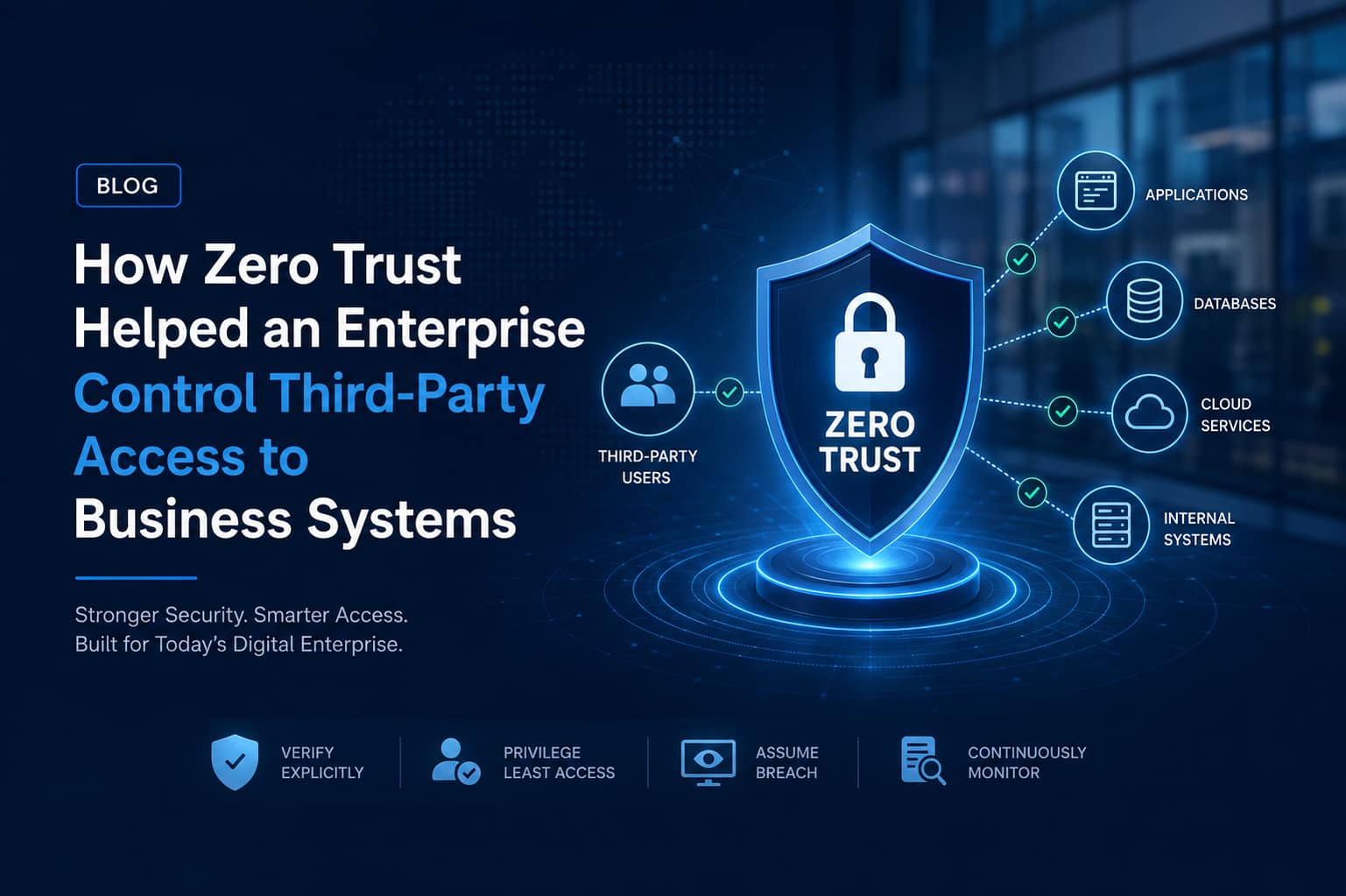 How Zero Trust Helped an Enterprise Control Third-Party Access to Business Systems